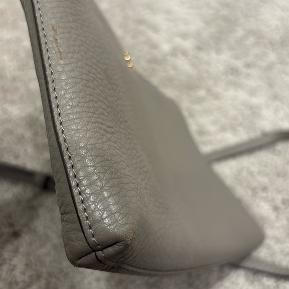 Tory Burch MERCER PEBBLED ZIP CROSSBODY Bag - Picture 8 of 11